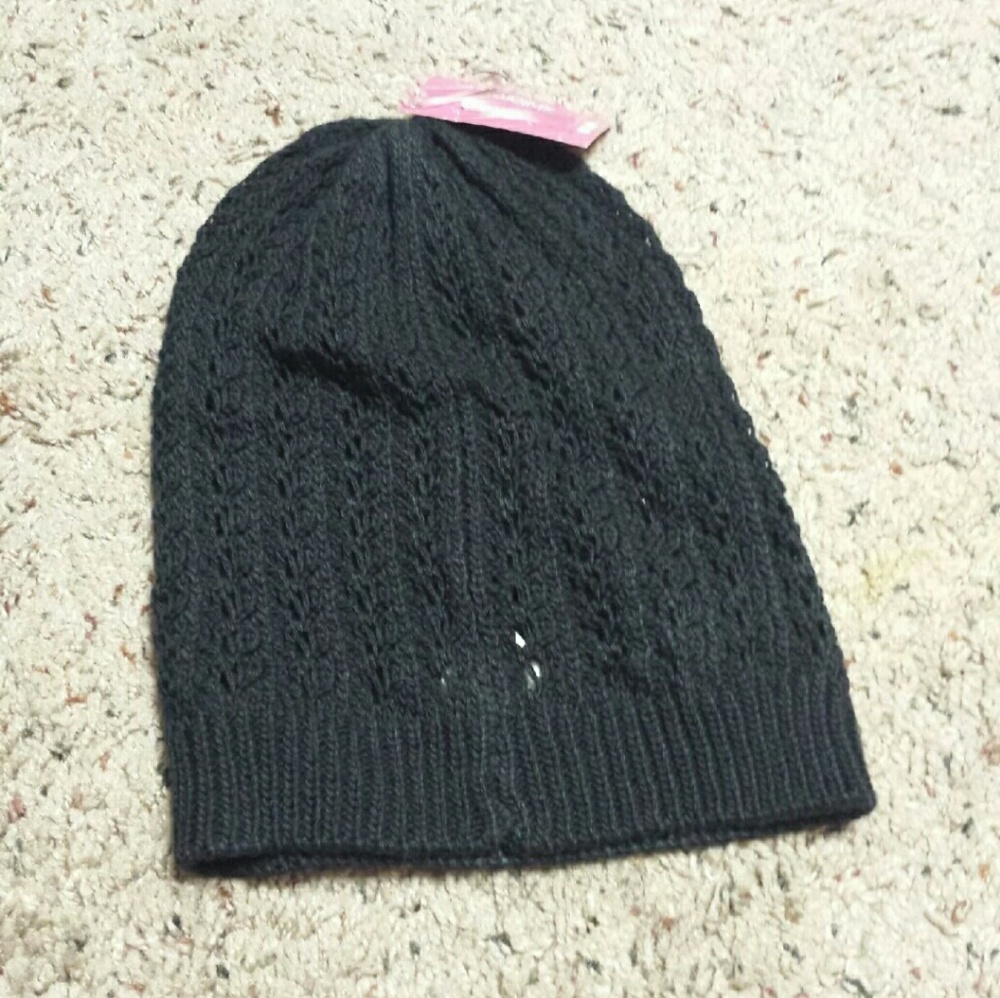 SOLD...Black beanie..SOLD